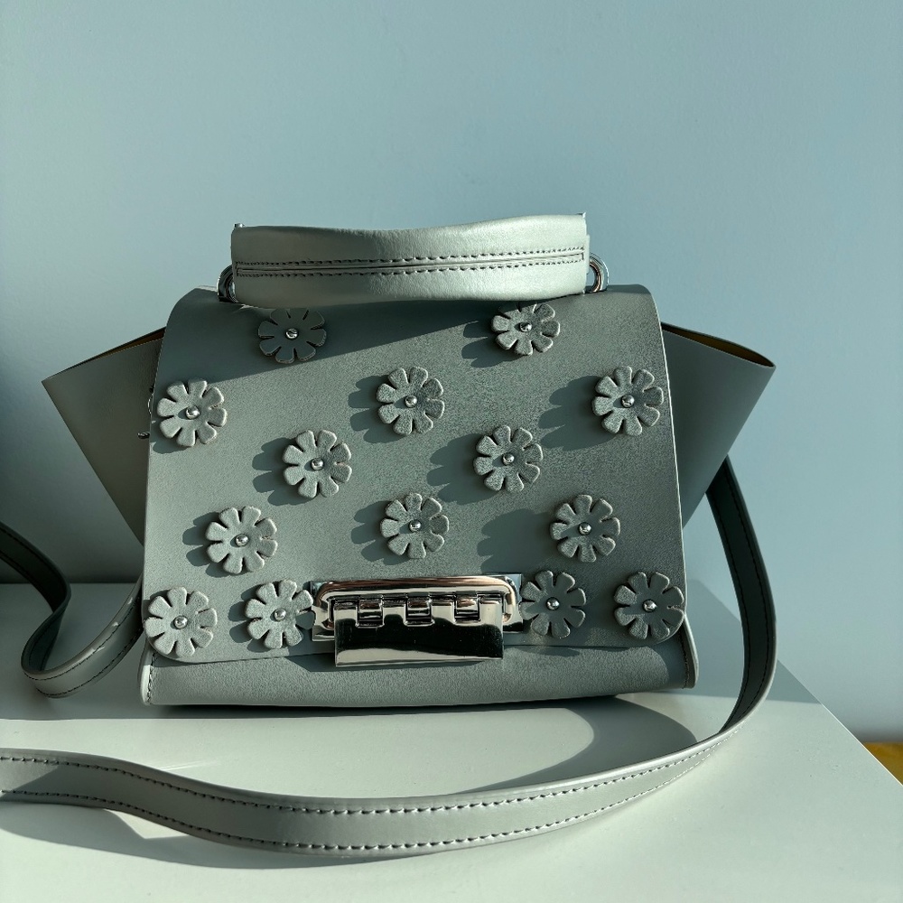 zac posen genuine leather bag